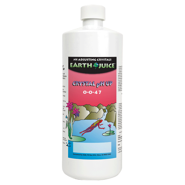 Earth Juice Crystal pH Up bottle